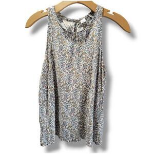 Old Navy Women's floral lightweight sleeveless blouse - medium
